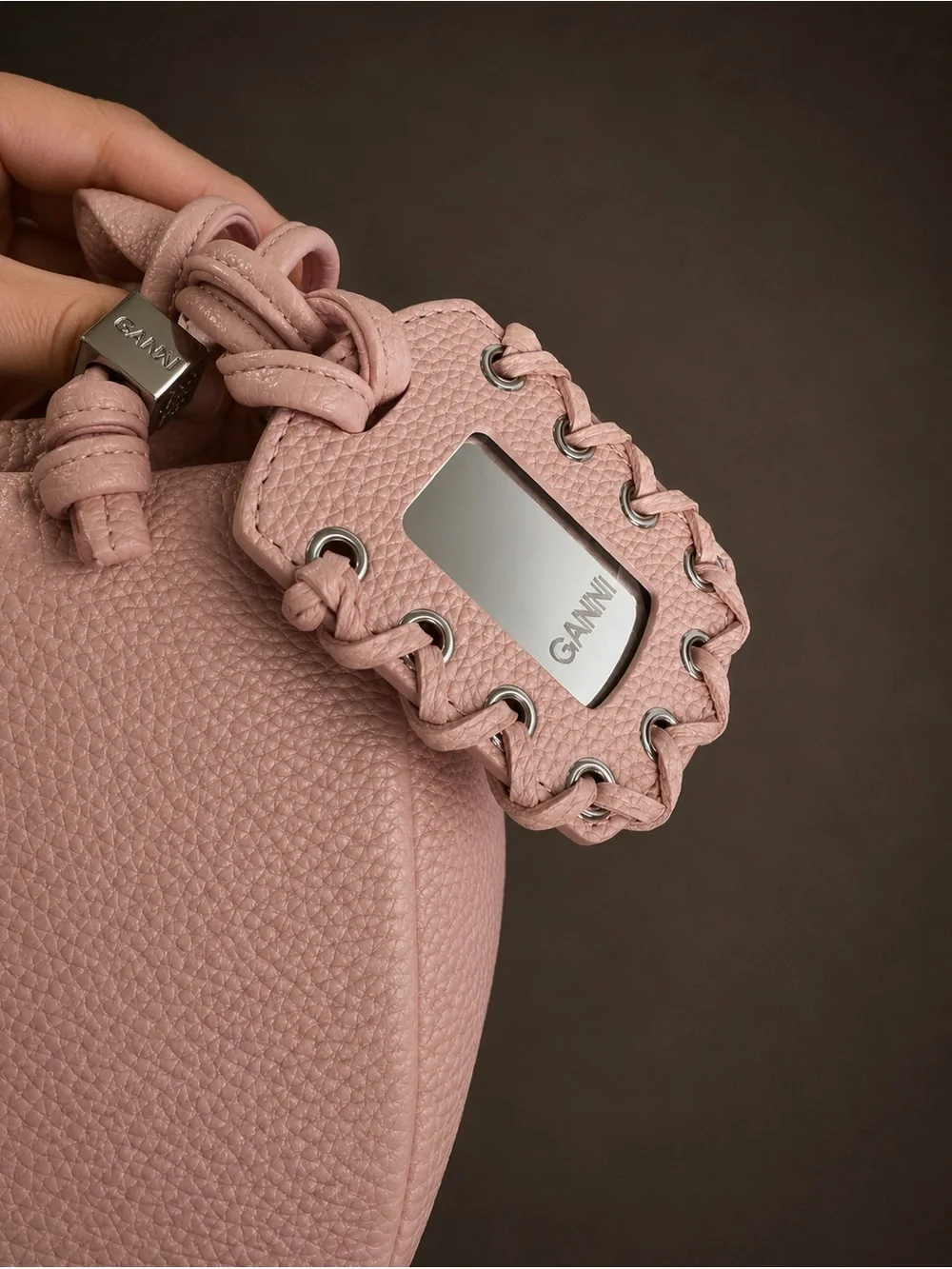 GANNI x Daisy Duck Mini Hobo Bag Chalk Pink Rare Disney Collab Crossbody